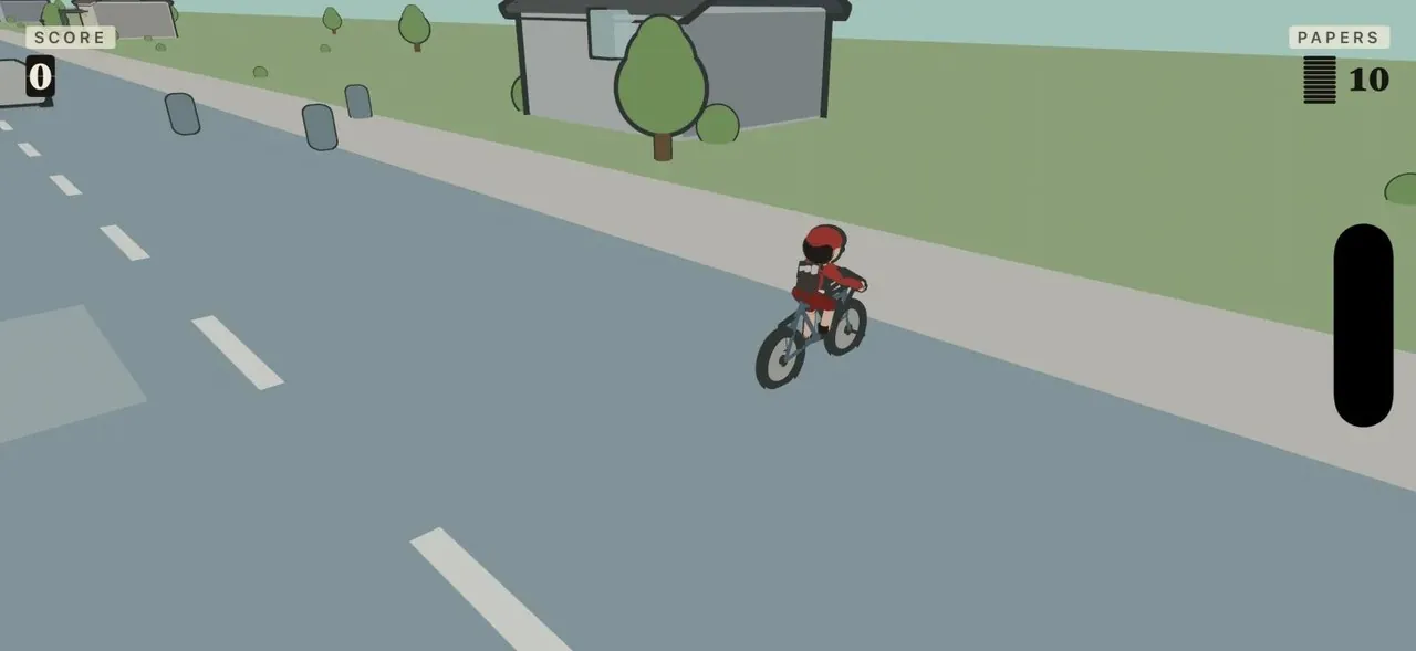 七月 Fable 尝试：灰盒街道与侧向自行车