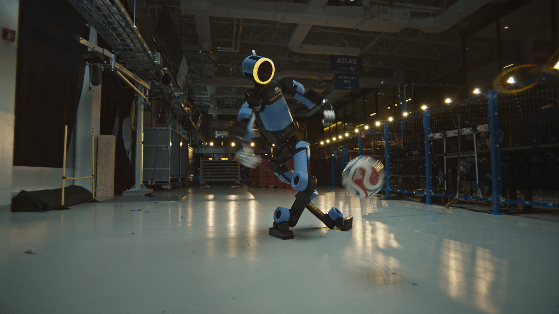 Can Football Teach a Robot to Move?
