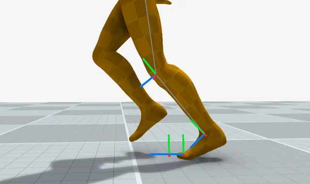 Toe contact without heel contact