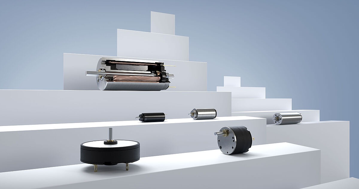 Brushed DC Motors with innovative winding technology
