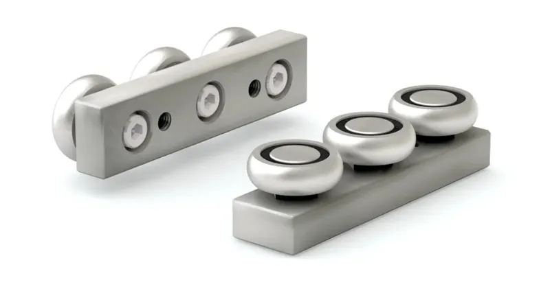 Linear Rail Guide Carriage CR30MCA Commerical Rail Slider, Width 30mm with 3 Steel Roller Bearings