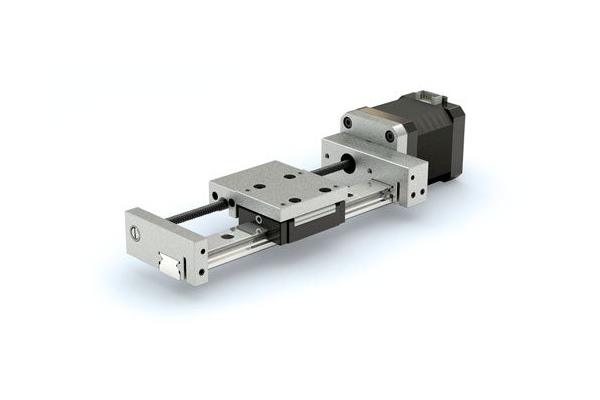 Lead Screw Compact Linear Slide Actuator CSLSM06AGXR10Z-2SN-0200-0 w/ Blank Motor Mount, Length: 200mm