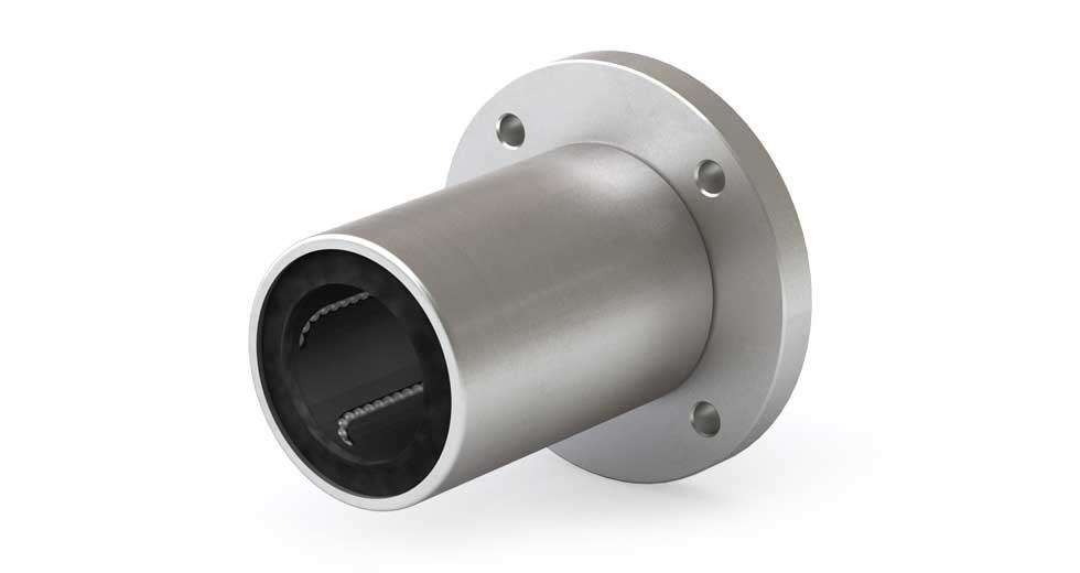 Linear Ball Bearing EPF08G 8mm ID Round Flanged