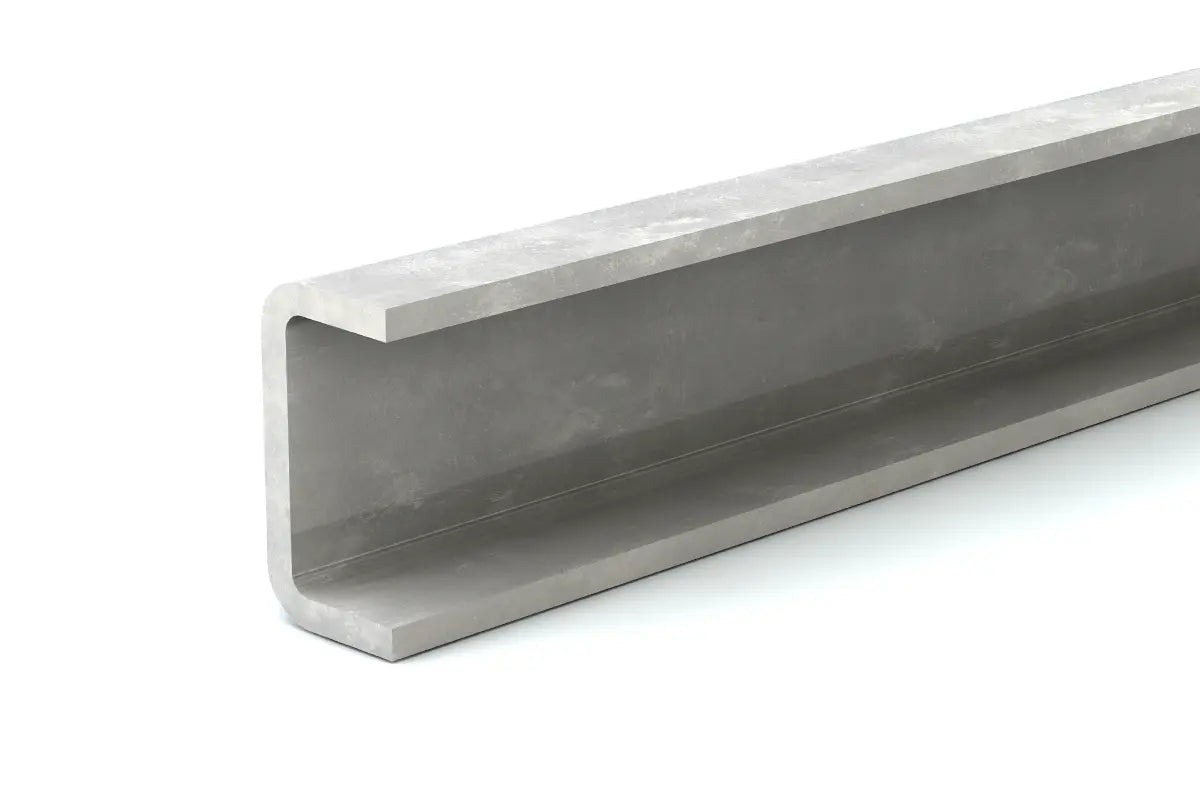 Heavy Duty Linear Rail HVR-S-1000 - Steel U-Channel 1000mm for Hevi-Rail Linear Guide Roller HVB-053