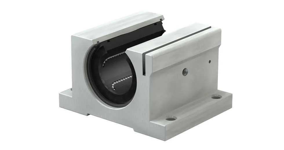 Pillow Block Linear Ball Bearing IPPSN12G 3/4" Open - Self Aligning Precision Plus