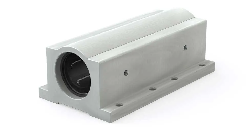 Twin Pillow Block Linear Ball Bearing IPPSW16G 1.00" Closed - Self Aligning Precision Plus