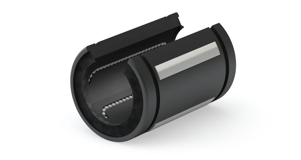 Linear Ball Bearing IPS08-OP 1/2" Self Aligning Open