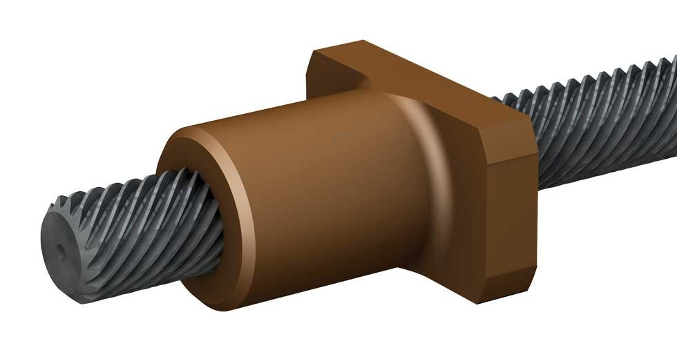 Lead Screw Assembly LSR0601T-0254-VS-NNN-NNN-N Rectangle Nut