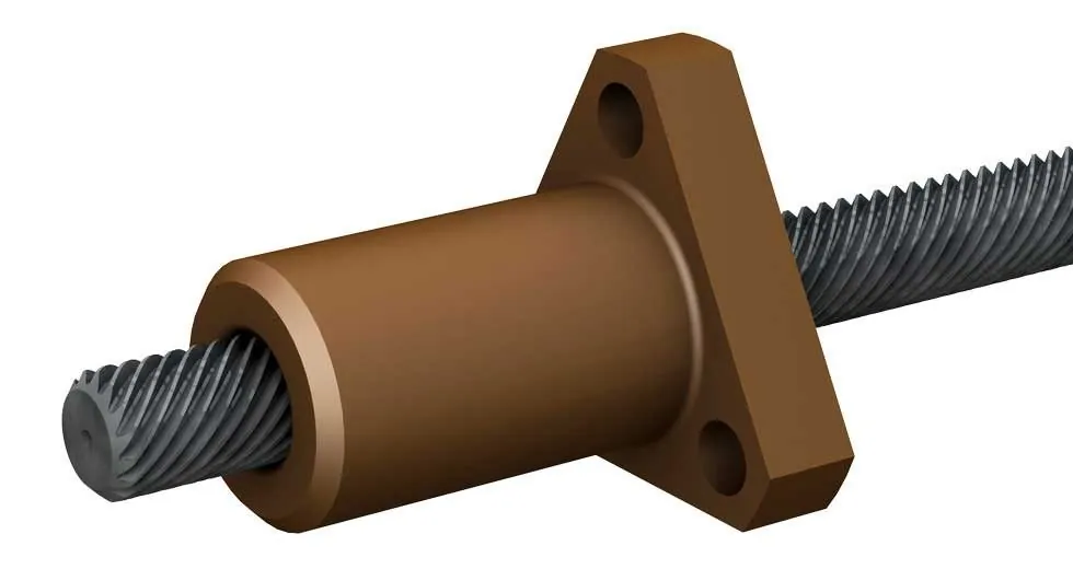 Lead Screw Assembly LSR1005T-0254-TS-NNN-NNN-N Triangle Nut