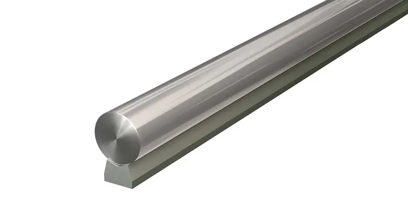 Carbon Steel Linear Shaft on Low Profile Rail LSRA08-012.000-SL Diameter: 1/2" Length: 12"