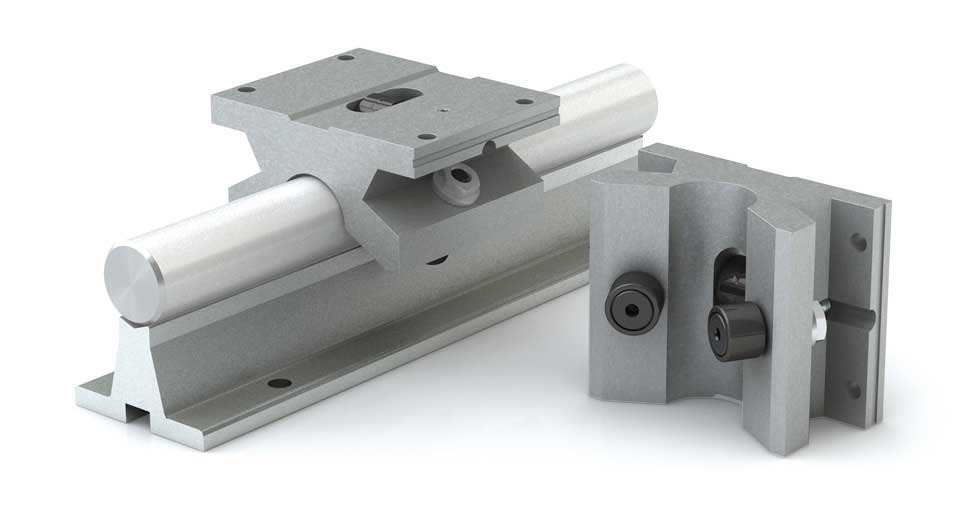 Single Roller Pillow Block MSPB-25-OPN for a 25mm diameter shaft