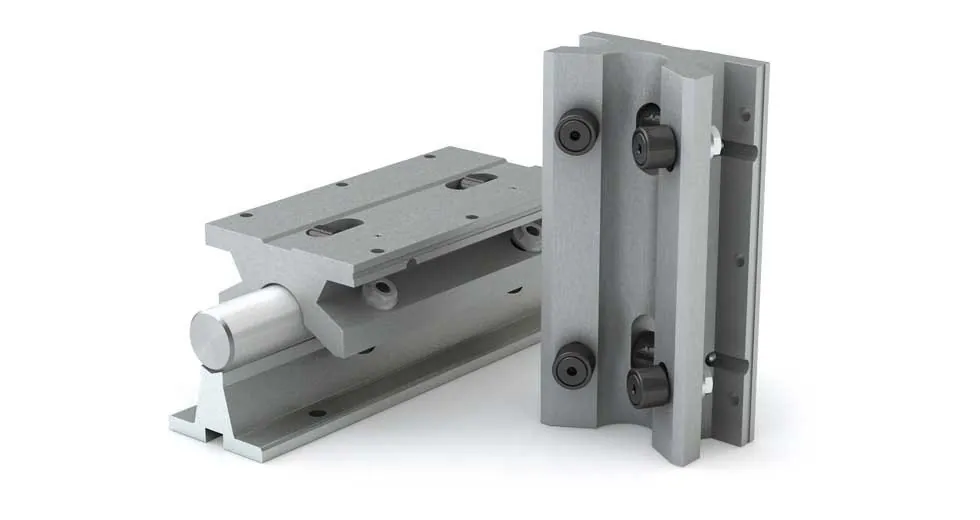 Twin Pillow Block - Linear Roller Bearing MTWN-16-OPN for a 16mm Shaft Diameter