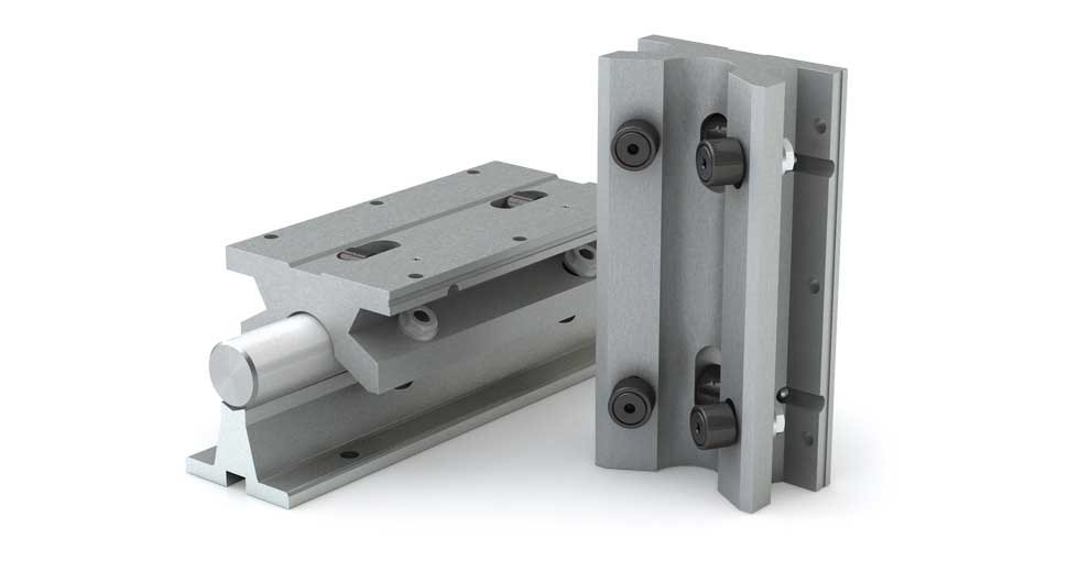 Twin Pillow Block - Linear Roller Bearing MTWN-16-OPN for a 16mm Shaft Diameter
