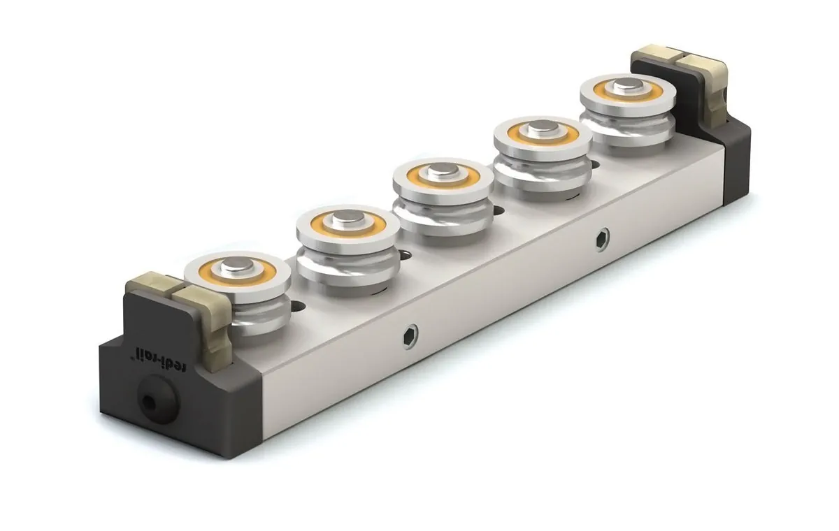 PBC RRS30A-5 Redi-Rail 钢制滑架 5 滚轮 30mm