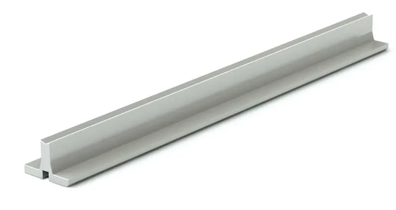Linear Support Rail for 12mm Shafts - Aluminum SRM12-0360-SL Length 360mm