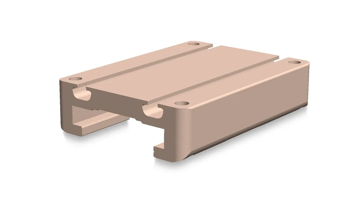 PBC Uni-Guide UGA040C-0C1G00 低矮线性滑座 100mm
