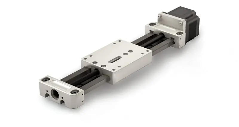 Lead Screw Linear Slide Actuator UGA040D-A10-0140-LS1ZF-AG21-0 Length: 140mm w/ NEMA 17 Motor Mount