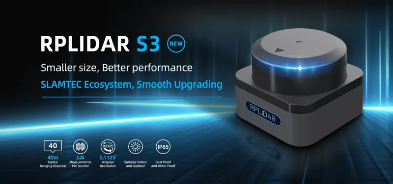 Slamtec (Silan Technology) RPLIDAR S3 2D TOF LiDAR