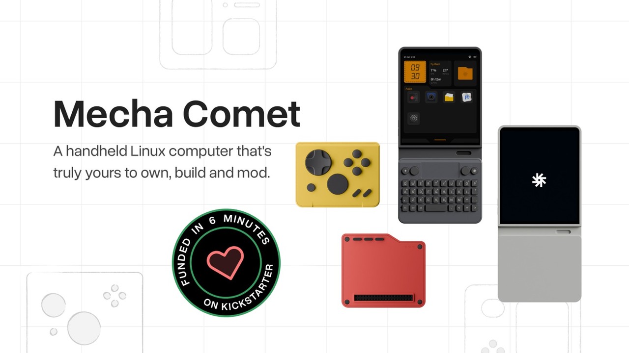 Mecha Comet - Open Modular Linux Handheld Computer