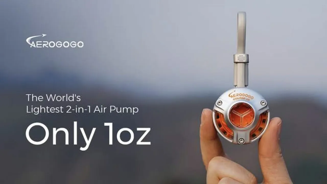 GIGA PUMP Air: The World's Lightest 2-in-1 Air Pump Only 1oz