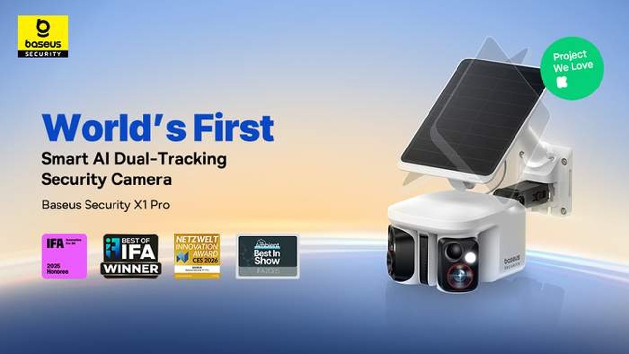 Baseus X1 Pro:World's First AI Dual-Tracking Security Camera