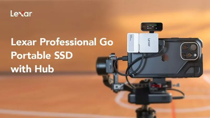 Lexar Professional Go Portable SSD with Hub
