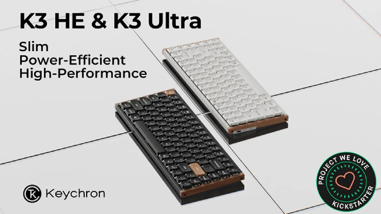 Keychron K3 HE 与 K3 Ultra:超薄无线客制化键盘