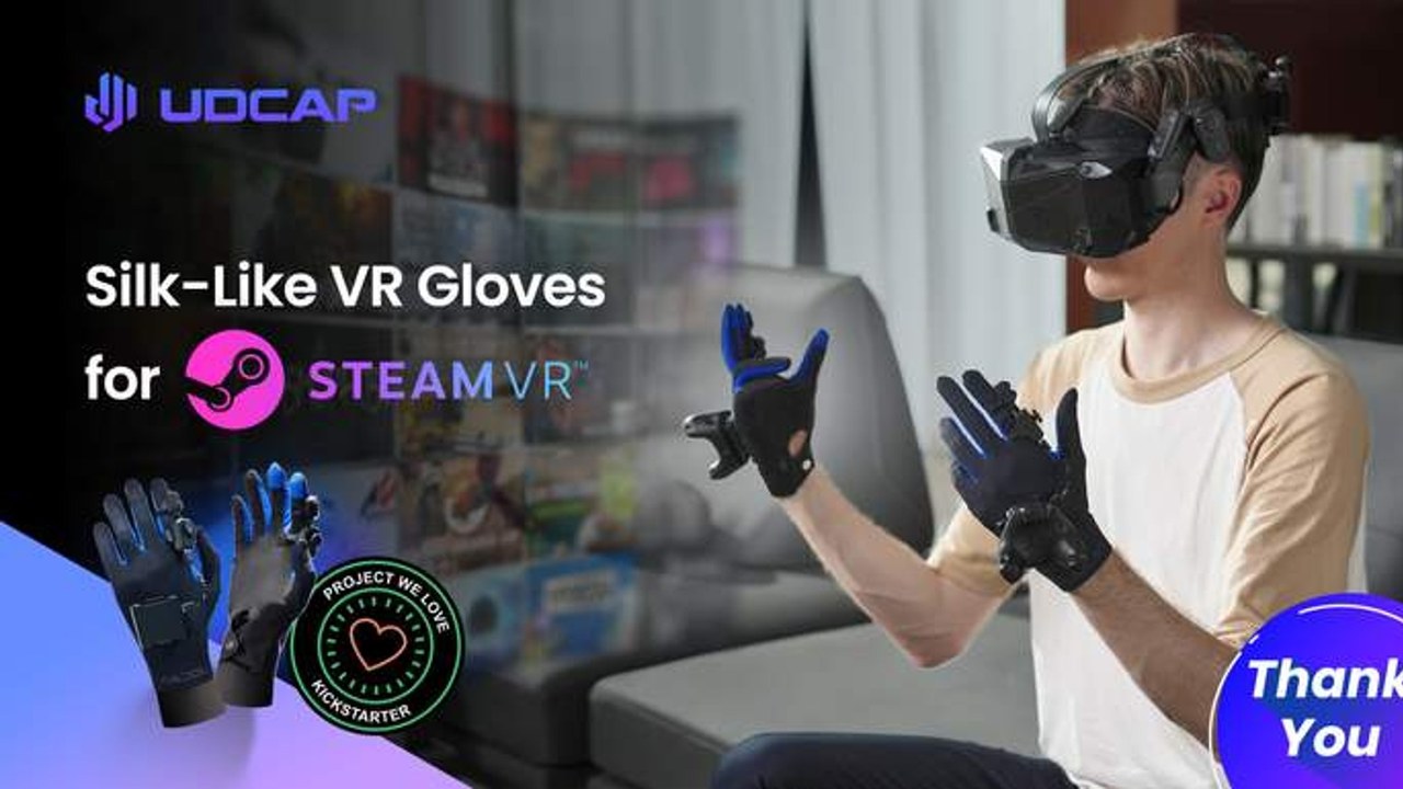 UDCAP:给 SteamVR 的丝滑触感手套