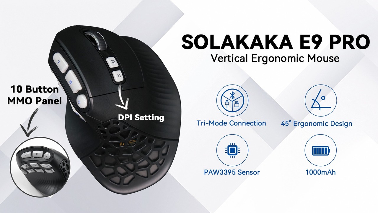 SOLAKAKA E9 Pro:为工作与胜利而生的最佳手感