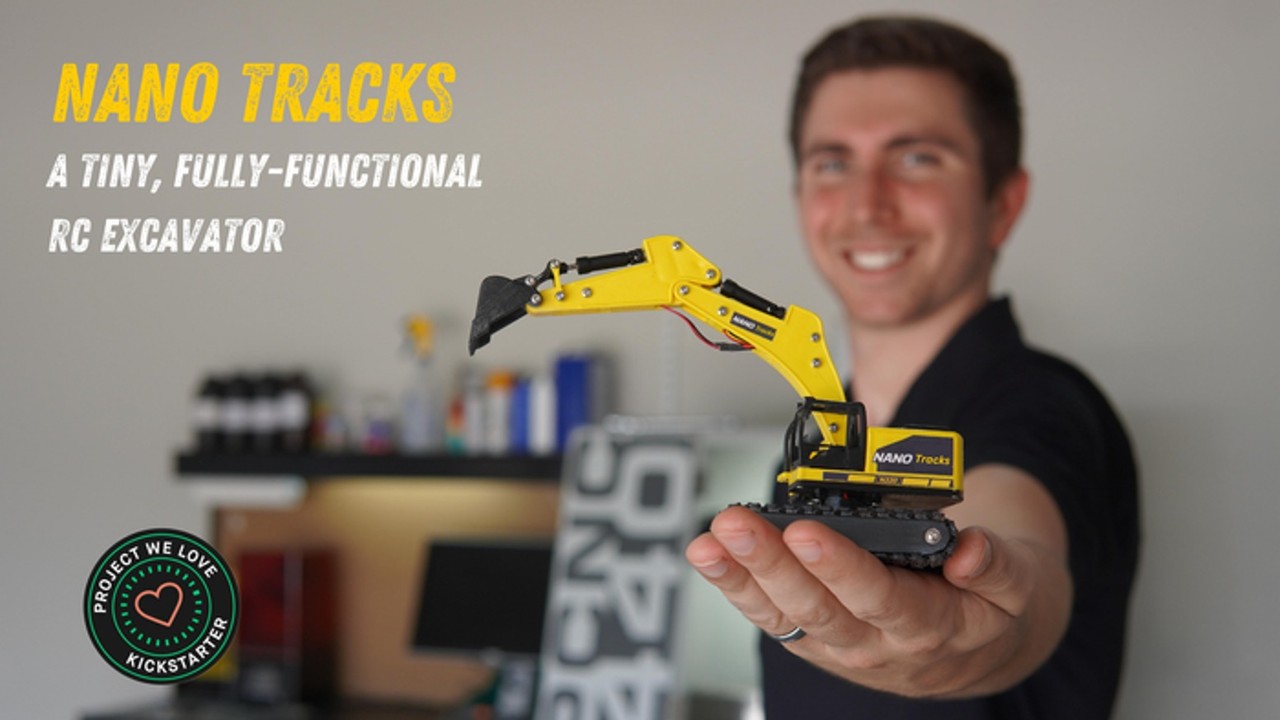 NANO TRACKS: A Tiny, Fully Functional RC Excavator