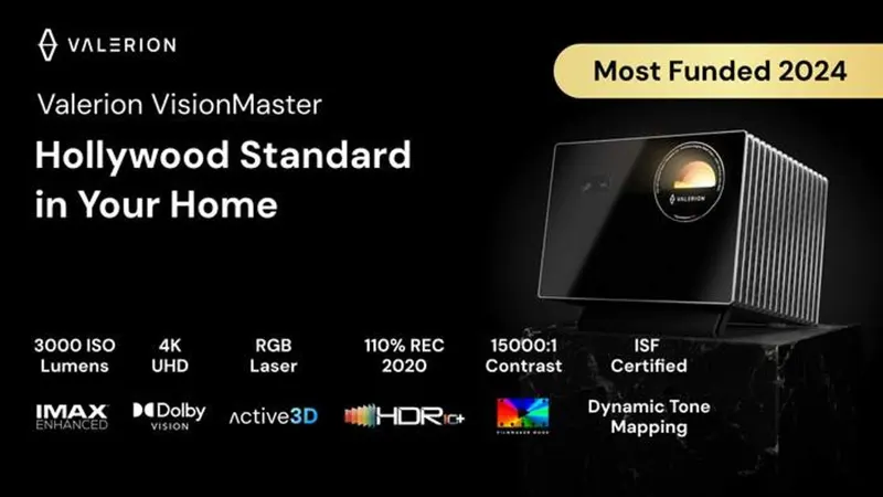 Valerion VisionMaster: Cinematic-Grade RGB Laser Projector