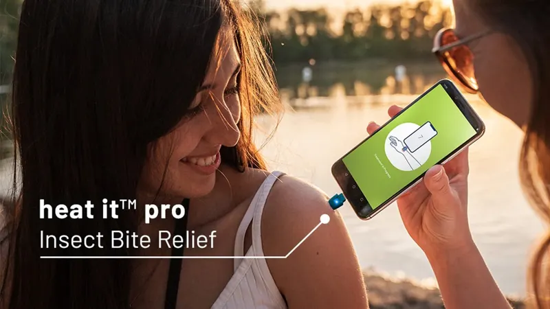 heat it™ pro: Smartphone-Powered Insect Bite Relief