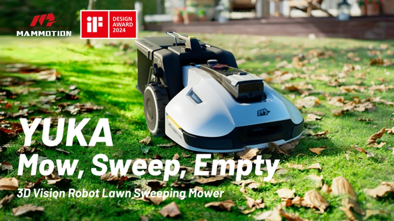 YUKA 3D Vision Robot Lawn Sweeping Mower