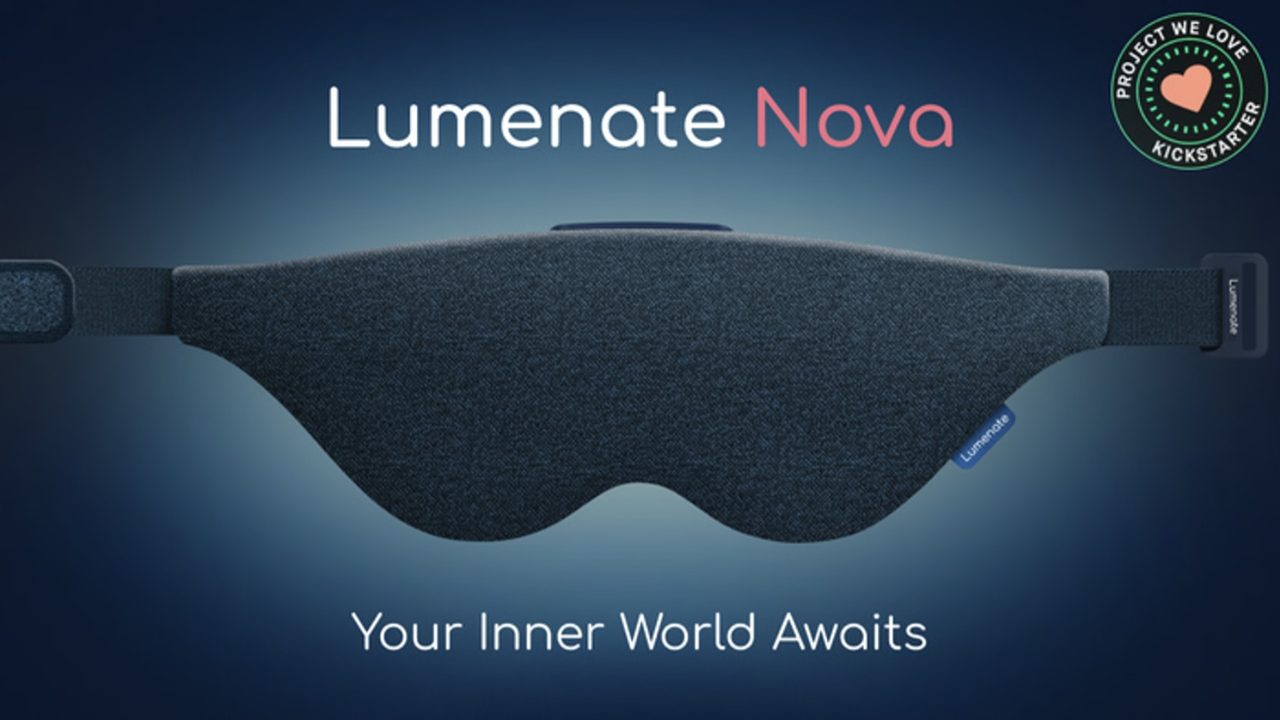 Lumenate Nova:光引导冥想眼罩