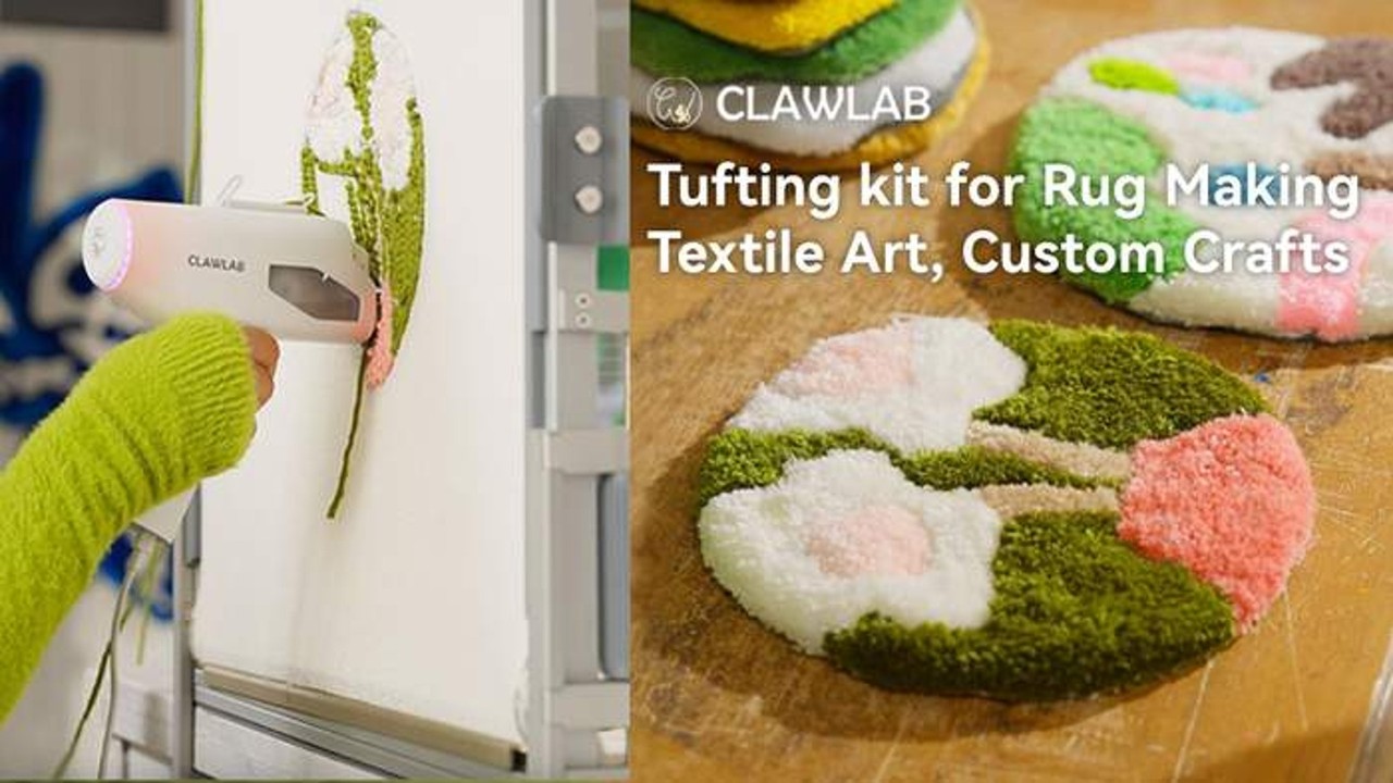 CLAWLAB: Tufting Kit for Rug Making, Custom Crafts, Artworks