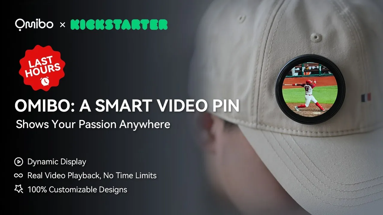 Omibo Smart Video Pin: Bring Badge to Life.