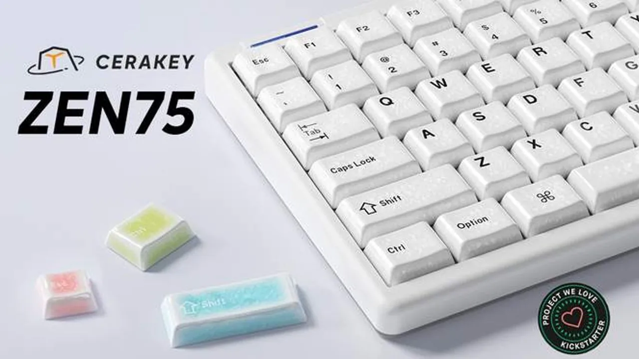 ZEN75: The First Low-Profile Keyboard with Ceramic Keycaps