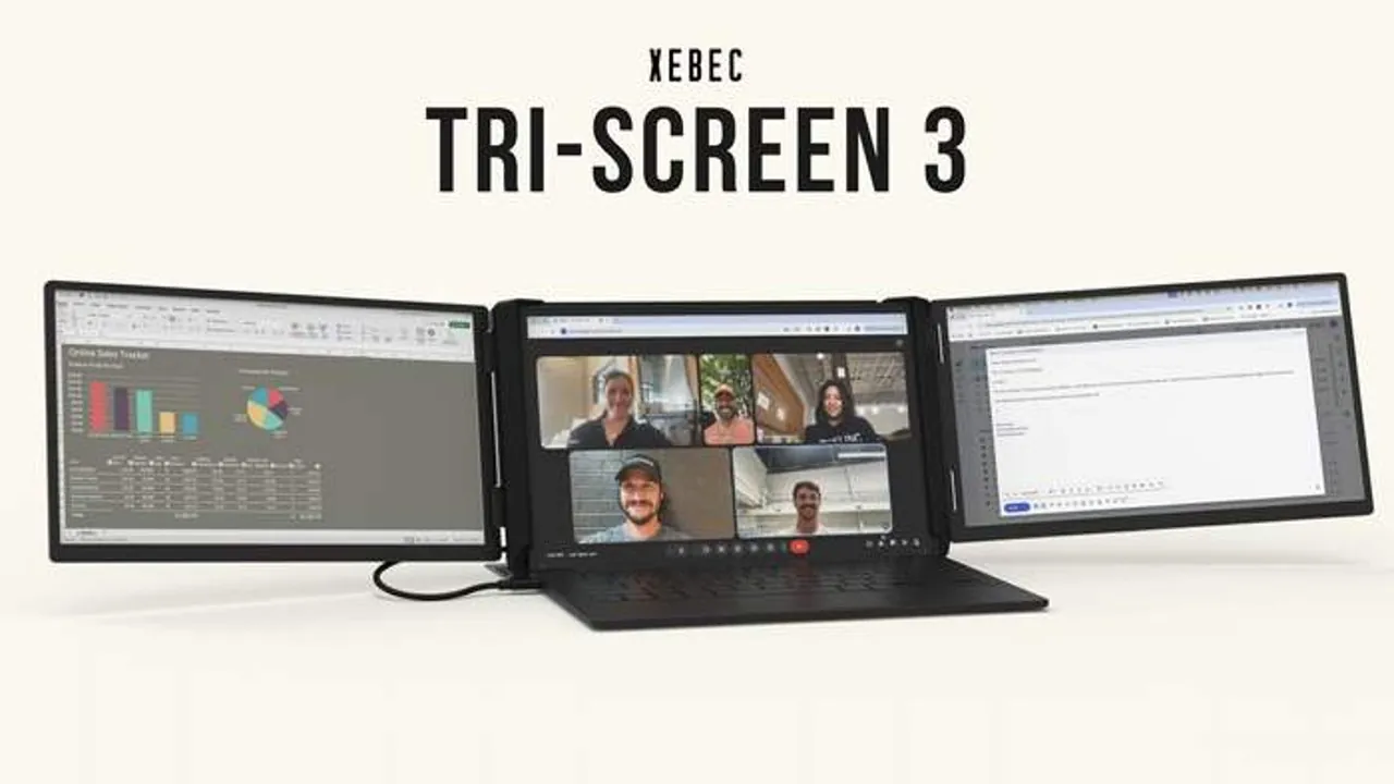 Xebec Tri-Screen 3: Instantly Add Two Monitors To Any Laptop