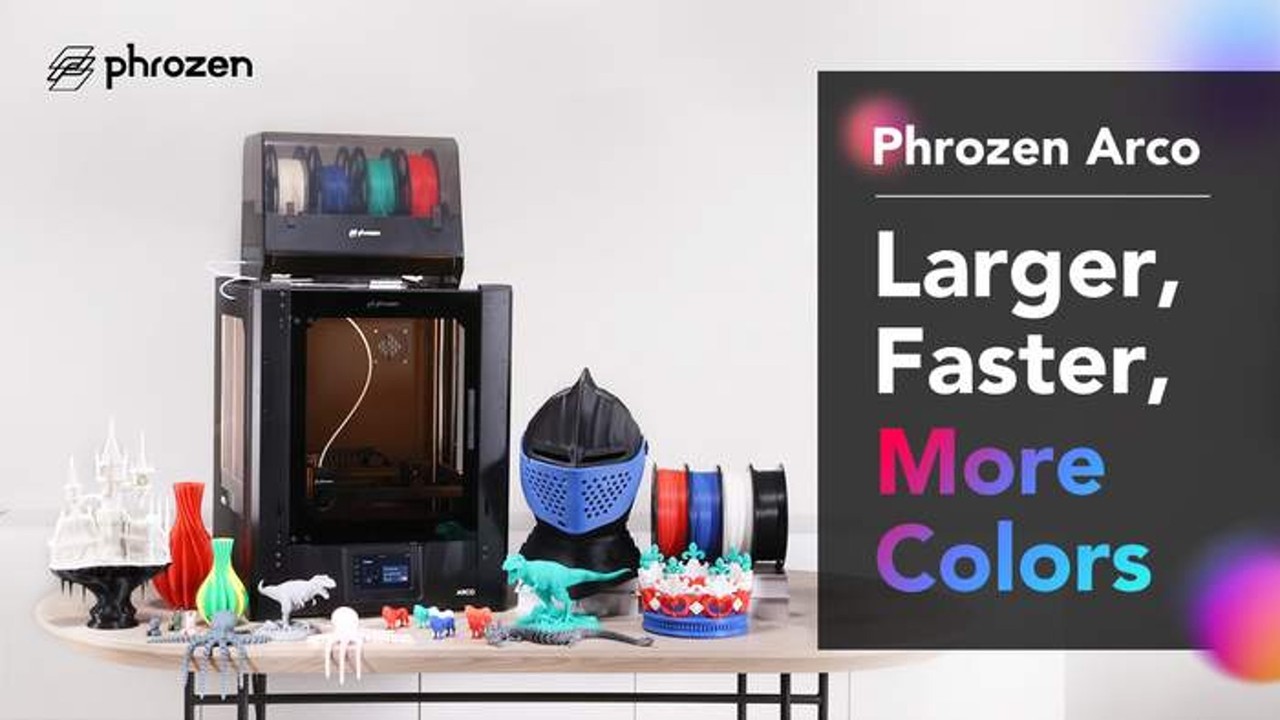 Phrozen Arco 3D 打印机:更大、更快、更多色彩