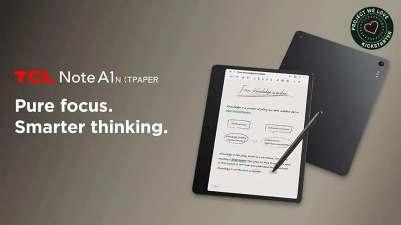 TCL Note A1 NXTPAPER | Pure Focus, Smarter Thinking