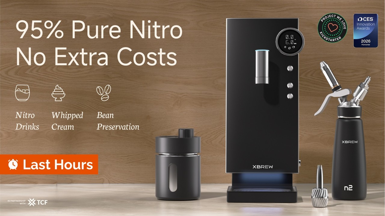 EverNitro: The 3-in-1 Barista-Level Nitro Machine