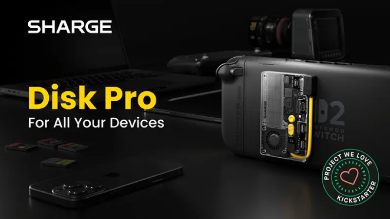 Disk Pro: The 1 st Active Cooling PSSD with Multi-port Hub.