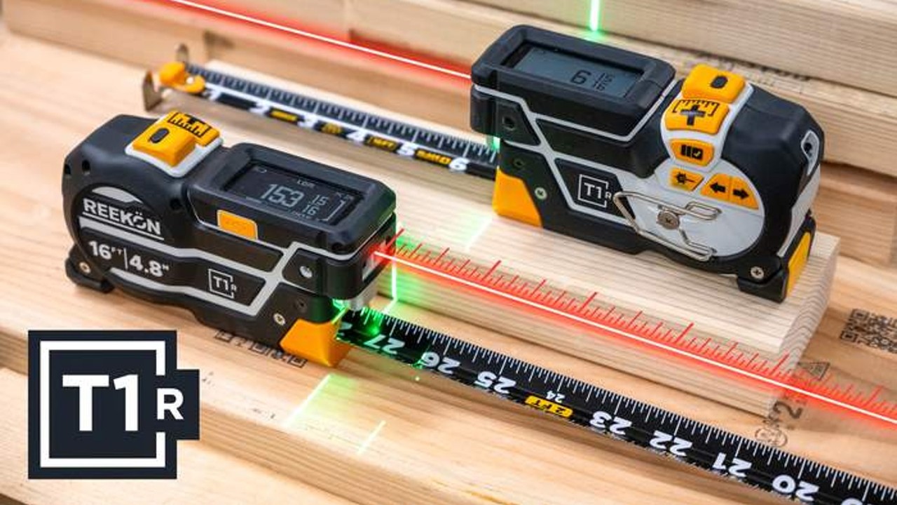T1R Range | Hybrid Laser Distance + Digital Tape Measure