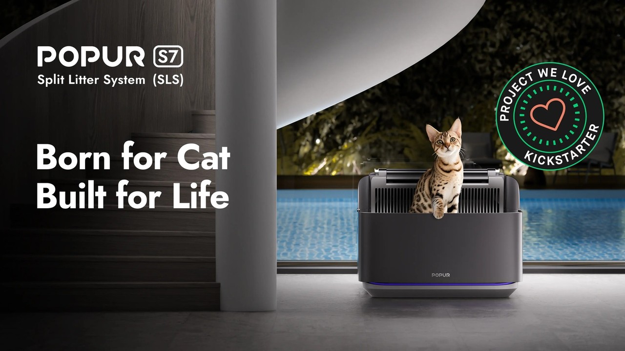 Popur S7 分离式猫砂系统:为猫而生,为生活而造