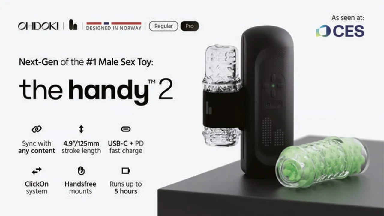 The Handy 2:销量第一的男性玩具,再进化