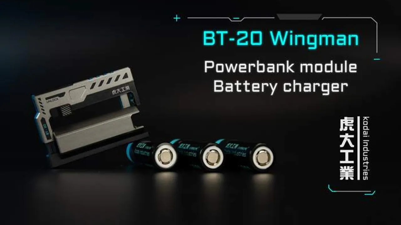 BT-20Wingman | Tactical power bank with detachable batteries