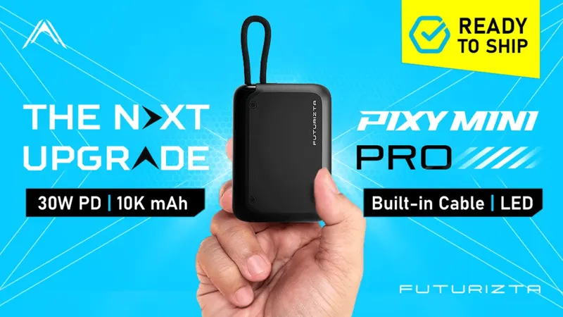 Pixy Mini Pro:信用卡大小的 30W 自带线充电宝