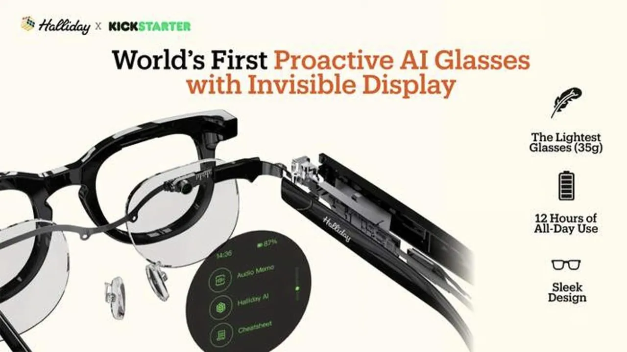 Halliday: #1st Proactive AI Glasses with Invisible Display