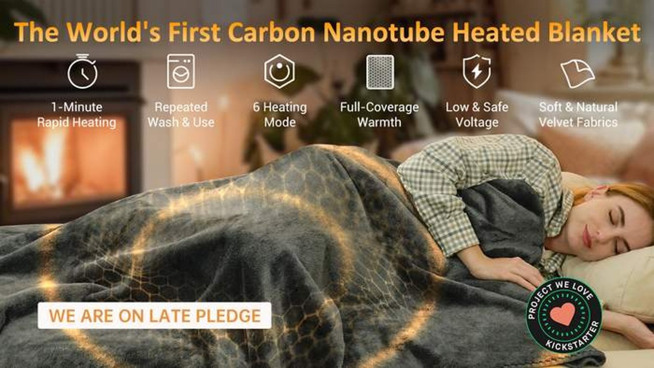 Jartoo: World's First Carbon Nanotube Heated Blanket