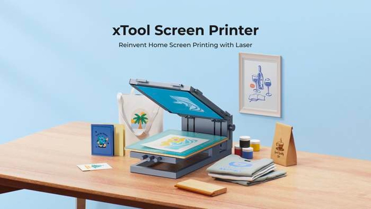 xTool Screen Printer-1st Screen Printing Solution with Laser